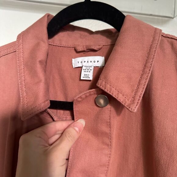 Topshop Button Up Jacket - Picture 2 of 6
